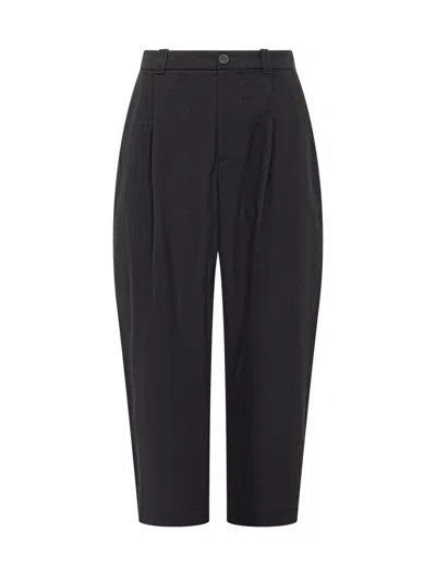 Studio Nicholson Wide Leg Pants In Black