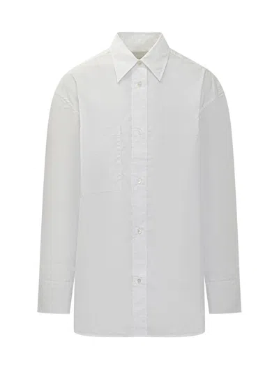 Studio Nicholson Cotton Shirt In White