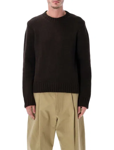 STUDIO NICHOLSON STUDIO NICHOLSON STUDIO NICHOLSON CREE YAK AND MERINO WOOL KNIT SWEATER