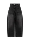 Studio Nicholson Jeans Wide-leg In Black