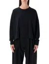Studio Nicholson Loop Cotton Jersey Long Sleeve T-shirt In Black