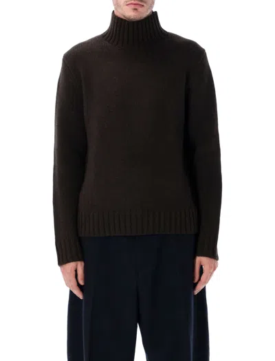 STUDIO NICHOLSON STUDIO NICHOLSON STUDIO NICHOLSON LORIS YAK AND MERINO WOOL HIGH-NECK KNIT