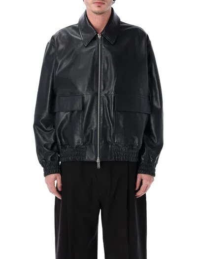 STUDIO NICHOLSON STUDIO NICHOLSON STUDIO NICHOLSON PISTON LAMB LEATHER JACKET
