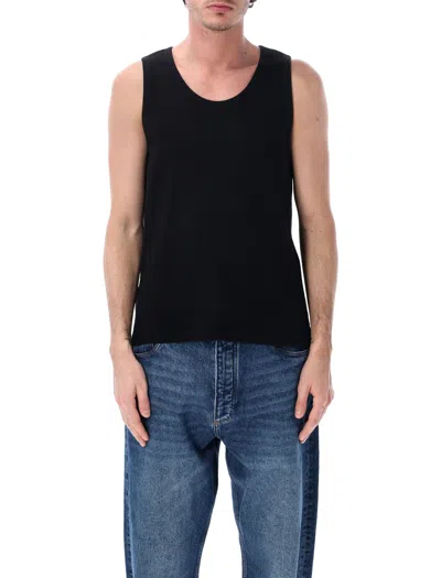 Studio Nicholson Razim Cotton Jersey Tank In Black