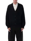 Studio Nicholson Trey Superkid Mohair Cardigan In Black