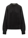 Studio Nicholson Wool Crew Neck Sweater In Gray