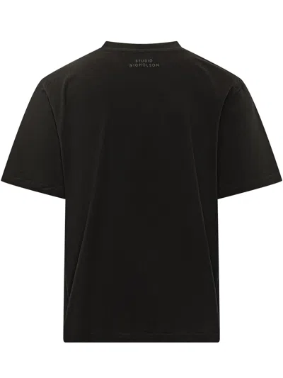 Studio Nicholson Studio-style Short Sleeve T-shirt In Black