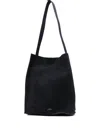 Studio Nicholson Suede Shoulder Bag In Blue