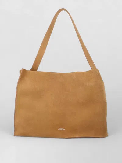 Studio Nicholson Suede Shoulder Tote Bag Rectangular Shape