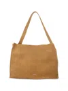 Studio Nicholson Suede Shoulder Tote Bag Rectangular Shape In Neutral