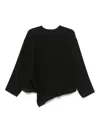 Studio Nicholson Silk Sweaters In Black
