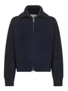 Studio Nicholson Neutral Textured Knit Sweater Collection In Blue