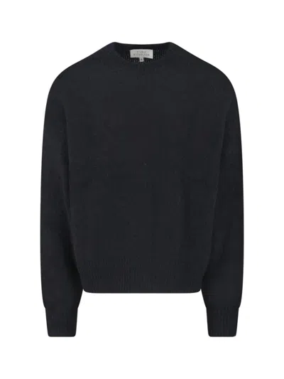 Studio Nicholson Mohair Blend Sweater In Black