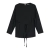 Studio Nicholson Tie Front Top In Blue