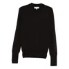 Studio Nicholson V-neck Merino-wool Sweater In Brown
