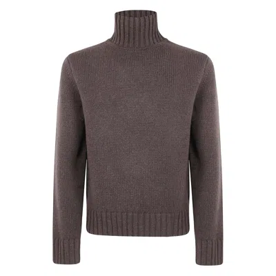 STUDIO NICHOLSON SWEATERS BROWN