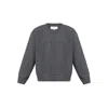 Studio Nicholson Round-neck Wool Sweater In Gray