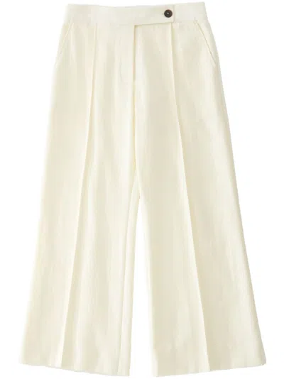Studio Nicholson Sydney Flared Trousers In Neutrals