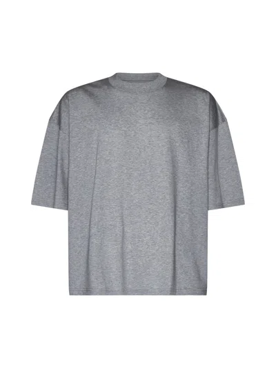 Studio Nicholson T-shirt In Grey Marl