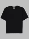 Studio Nicholson Bric T-shirt Blue Regular Fit In Black