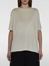 Studio Nicholson T-shirt  Woman Color Cream In 奶油色