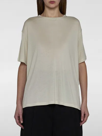 Studio Nicholson T-shirt  Woman Color Cream In 奶油色