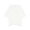 Studio Nicholson White Cotton Piu Over Shirt In White