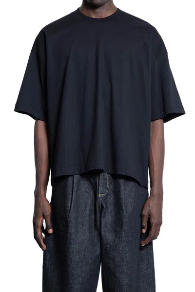 Studio Nicholson T-shirts & Tank Tops In Black