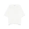 Studio Nicholson White Cotton Piu Over Shirt In White