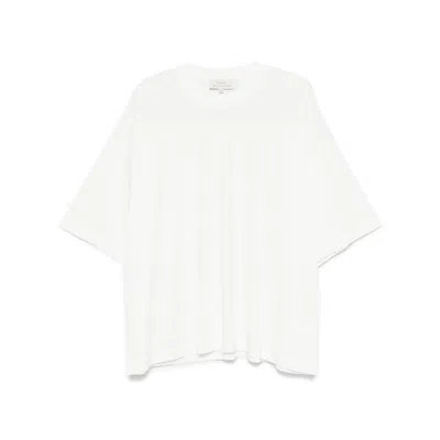 STUDIO NICHOLSON T SHIRTS WHITE