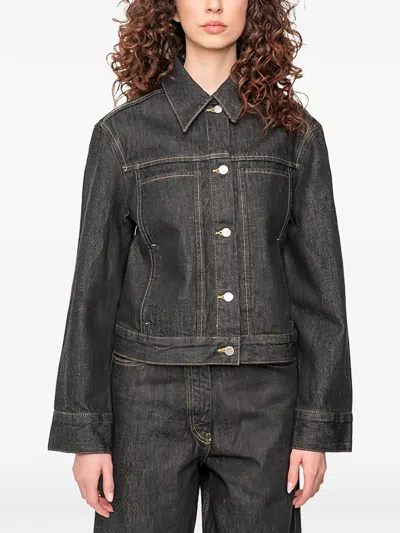 Studio Nicholson Tahoe Denim Jacket In Black