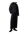 Studio Nicholson Collared Jacket With Contrast Stitching And Pockets In Black