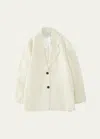 Studio Nicholson Tailored Jacket In Parchment