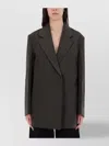 Studio Nicholson Tailored Single Breasted Jacket With Back Vent In Black
