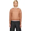 Studio Nicholson Tan Eyla Sweater In Brown