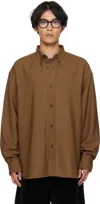 Studio Nicholson Button-fastening Shirt In Brown