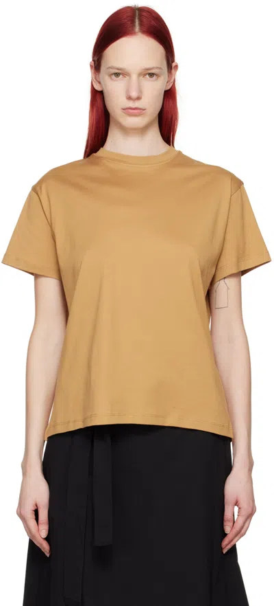 Studio Nicholson Tan Marine T-shirt In Hot Sand