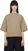 Studio Nicholson Taupe Hesse Top In Parcel