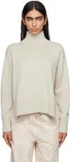 Studio Nicholson Taupe Patria Turtleneck In Dove