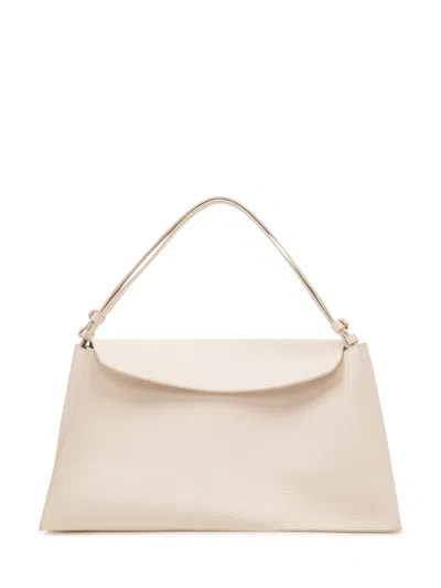 Studio Nicholson The Folded Mini Shoulder Bag In Parchment