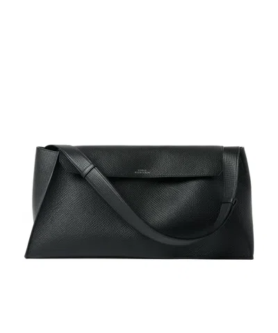 Studio Nicholson The Folded Shoulder Bag In Black