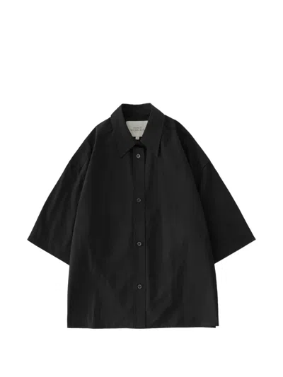 Studio Nicholson Tocoa Shirt In Black