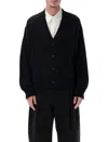 Studio Nicholson Trey Superkid Mohair Cardigan In Black