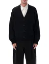 Studio Nicholson Trey Superkid Mohair Cardigan In Black