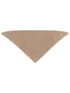Studio Nicholson Triangular Scarf In Rws Extrafine Merino Wool In Brown