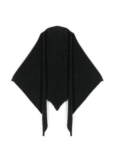 Studio Nicholson Trigon Triangle Scarf In Grey