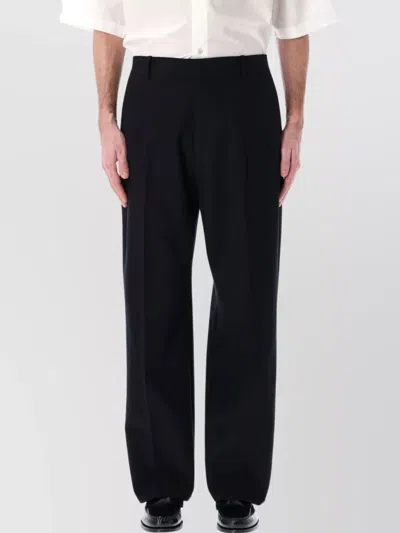 STUDIO NICHOLSON TROUSERS BACK POCKETS BELT LOOPS SIDE POCKETS