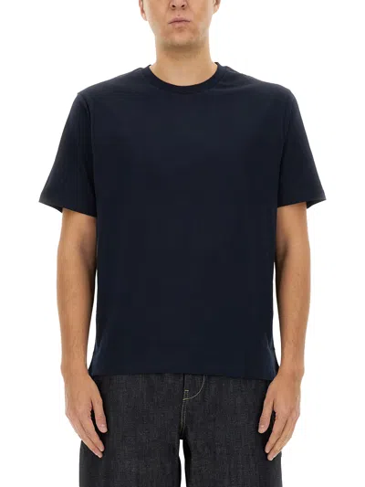 Studio Nicholson Jersey Crew Neck Regular Fit T Shirt In Blue