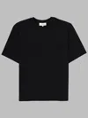 Studio Nicholson Lay Logo Detailed Crewneck T-shirt In Black