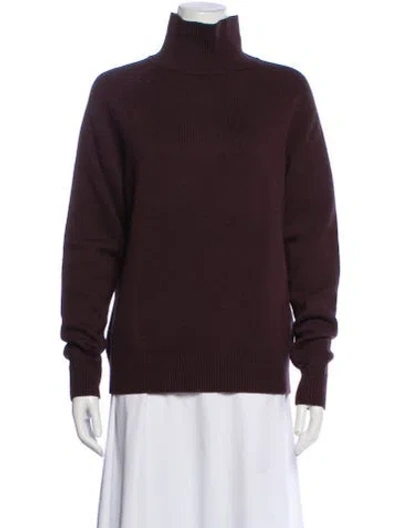 Pre-owned Studio Nicholson Turtleneck Sweater In Brown